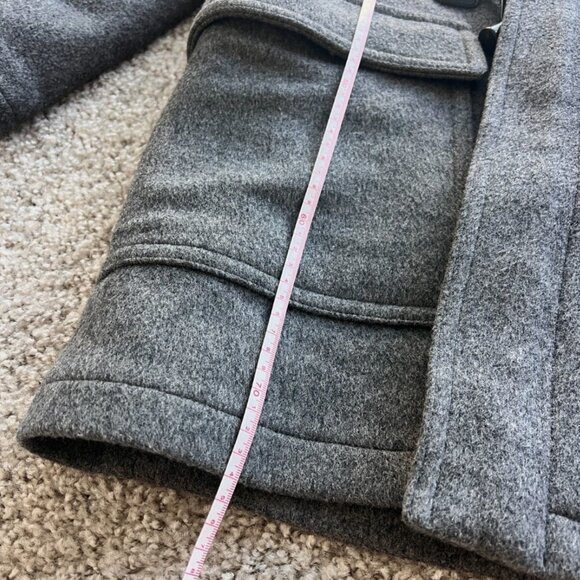 Burberry Women's Wool Coat Grey Size XS-S (4-6) - Timeless Luxury - Picture 5 of 16